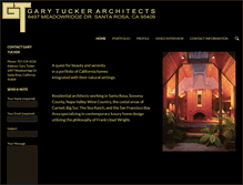 Tablet Screenshot of garytuckerarchitect.com